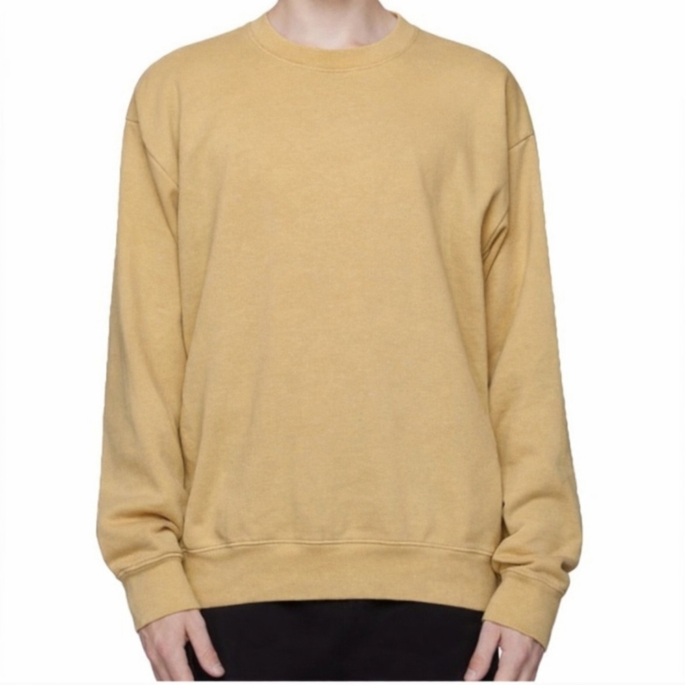 Sporty & Rich Men's Crewneck in light yellow SZ Small